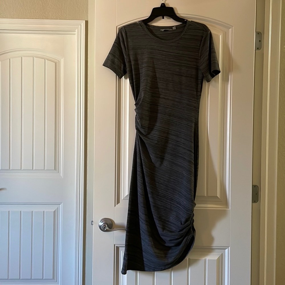 Athleta Marble Gray cinched dress‎ - size small